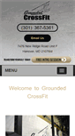 Mobile Screenshot of groundedcrossfit.com